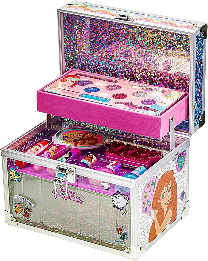 Disney Princess Train Case Girls Beauty Set, Kids