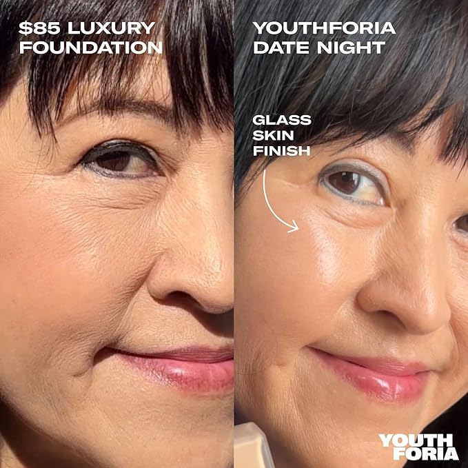 Youthforia Date Night Skin Tint Serum Foundation, Light-Medium - Neutral