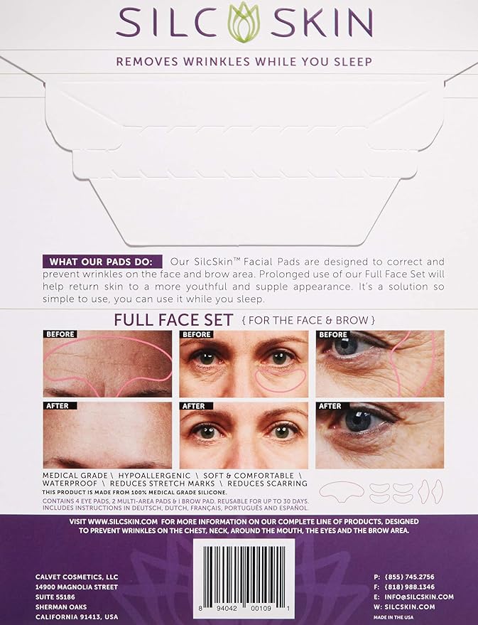 SilcSkin Full Face Set, Helps with Face &
