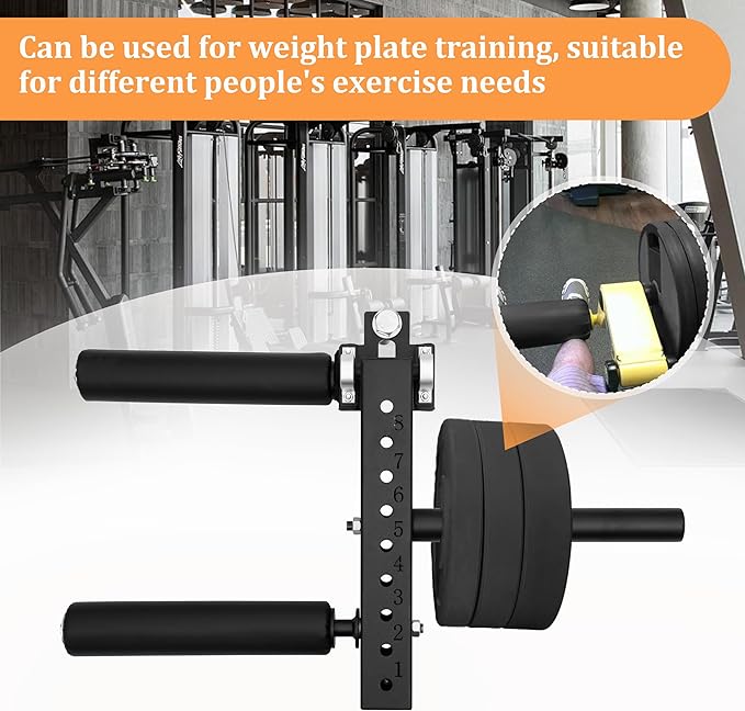 18mm Power Rack Mounted Leg Extension and Curl