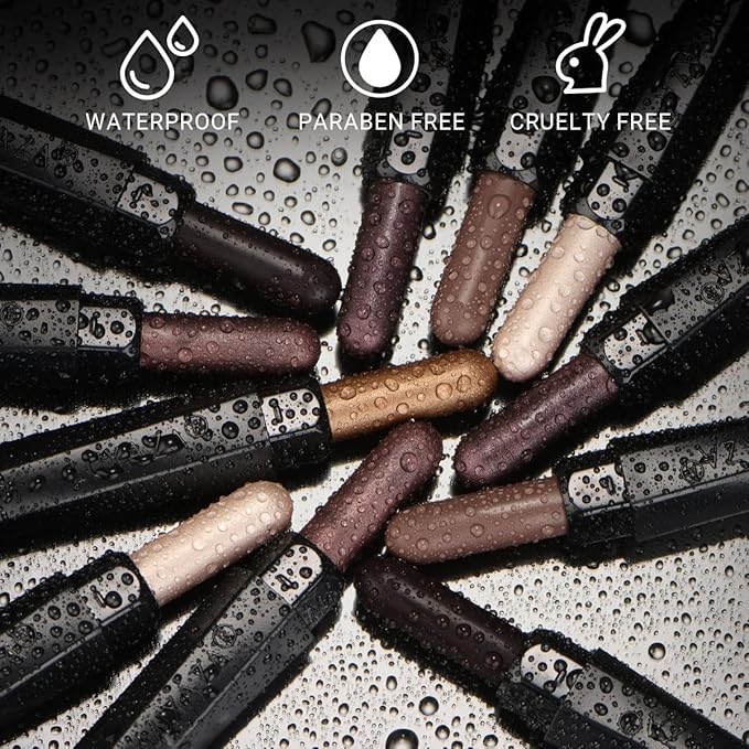 6PCS Cream Eyeshadow Stick Makeup Sets, Metallic And Matte Shimmer Eye Shadow Eye Brightener Stick Pencil Crayon, A02-Taupe Mauve