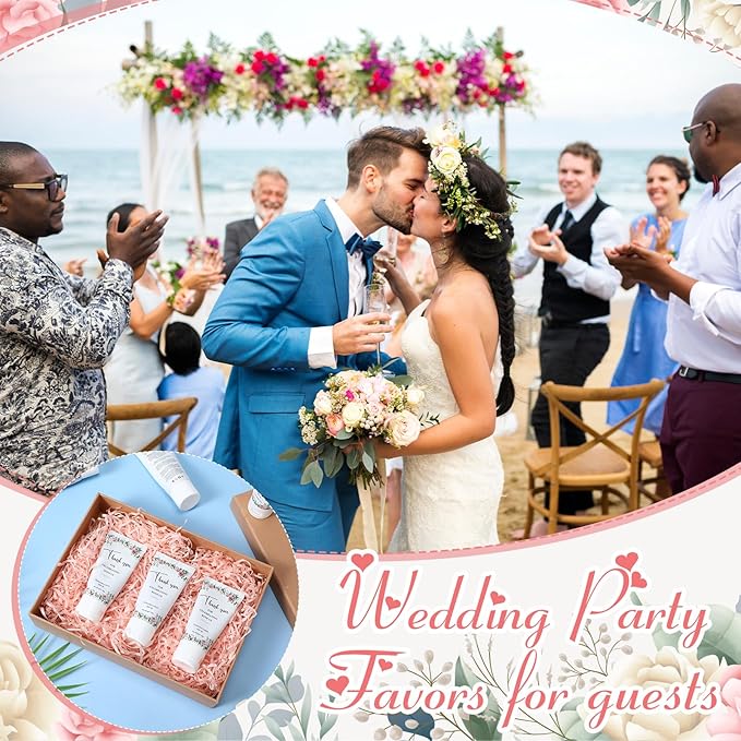 72 Pcs Mini Sunscreen Bulk for Summer Party Wedding SPF 30 Water Resistant Sunscreen Lotion Bulk 1oz Travel Size for Thank You Gifts Summer Party Wedding Supplies(Floral)