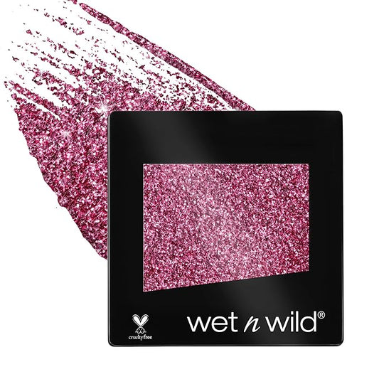 wet n wild Color Icon Eyeshadow Glitter - Ultra-Pigmented, Vitamin E Infused for a Silky-Smooth Moisturizing Application, Cruelty-Free & Vegan - Groupie