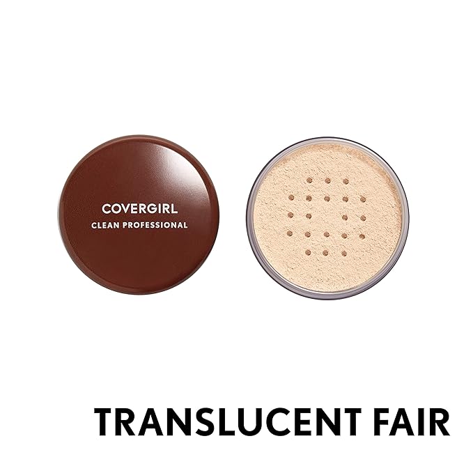 COVERGIRL Professional Loose Finishing Powder, Translucent Fair Tone, 2 Count