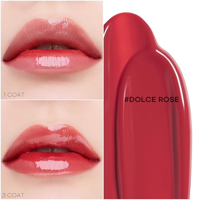 JUNG SAEM MOOL OFFICIAL LIP-PRESSION Glow lasting Tint (Dolce Rose)