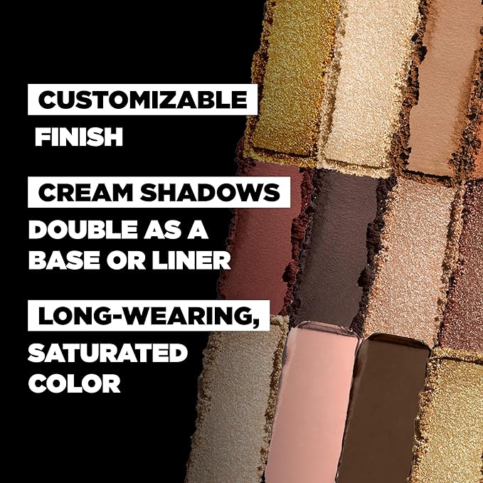 Deck of Scarlet Eyeshadow Pallet - Solar Aura, Long Wearing with Saturated Color, Clean & Vegan Eyeshadow