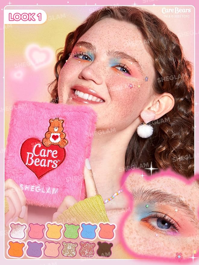 SHEGLAM X Care Bears Collection Set Vibrant Colored