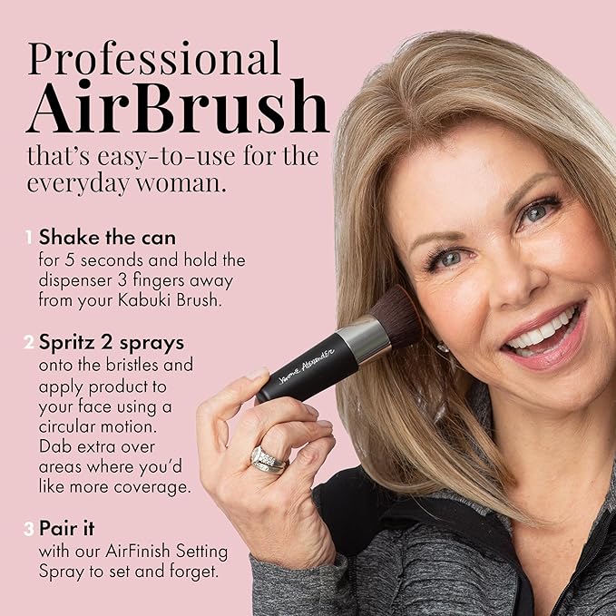 MagicMinerals AirBrush Foundation by Jerome Alexander – 2pc Warm Medium