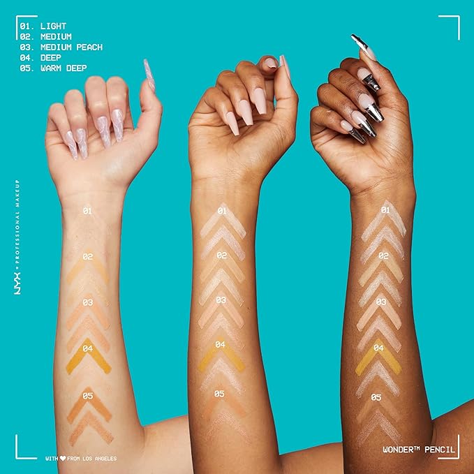 NYX PROFESSIONAL MAKEUP Wonder Pencil, Multi-Use Micro Highlighter - Light