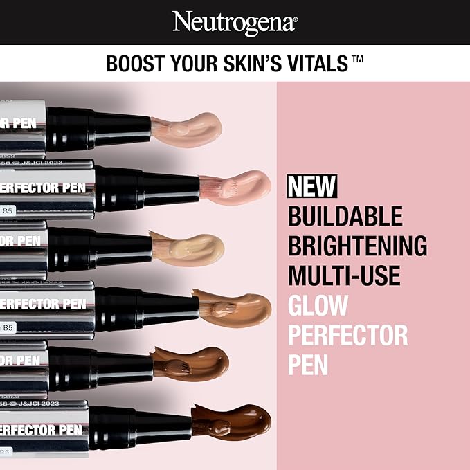 Neutrogena Healthy Skin Glow Perfector Pen, Lightweight Brightening Highlight, Neutral 1oz