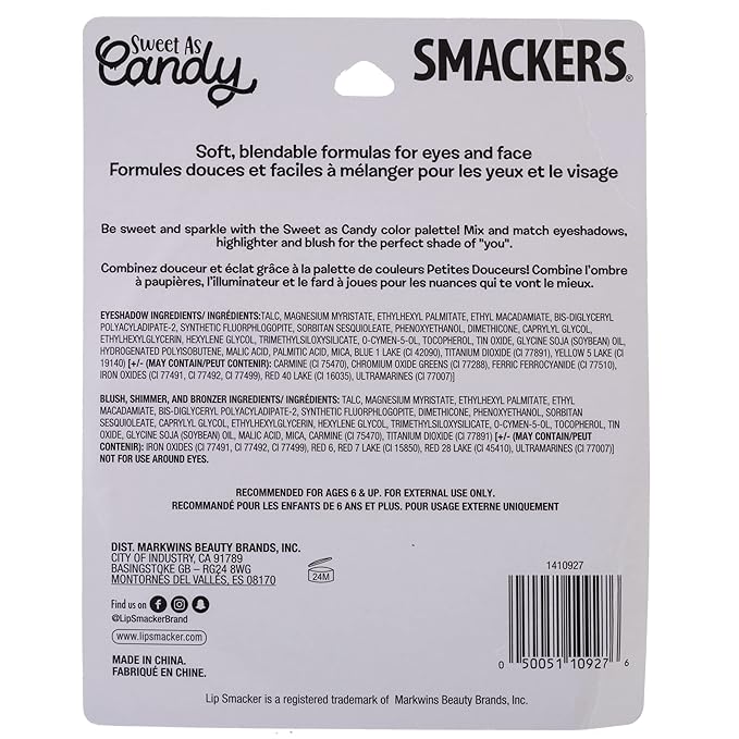 Lip Smacker Sparkle & Shine Eyeshadow Makeup Palette,