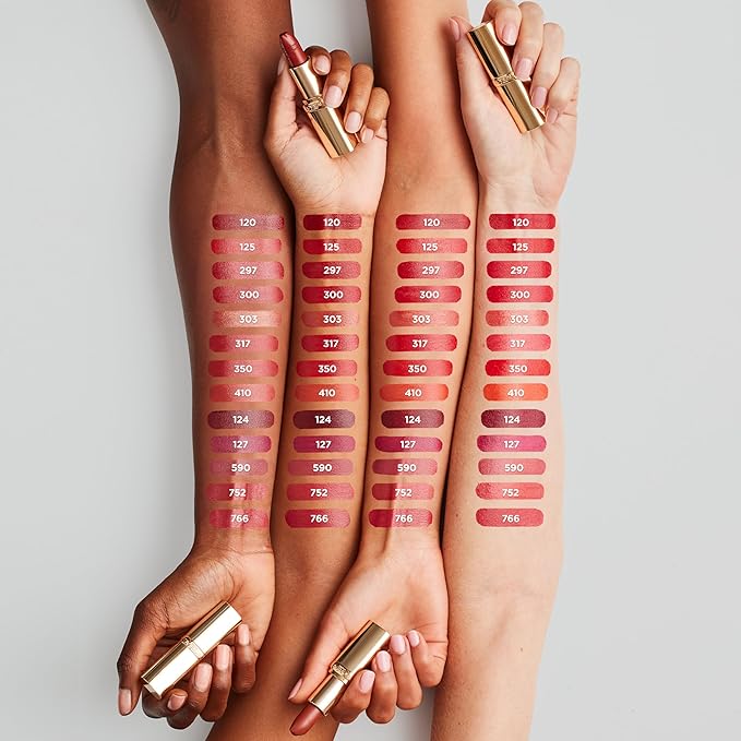 L'Oreal Paris Colour Riche Original Creamy, Hydrating Satin Lipstick with Argan Oil and Vitamin E, Paris.NY , 1 Count