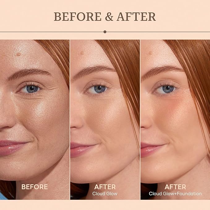 Cloud Glow Priming Foam Brightening Primer, , Pore Skin Tones 40 mL