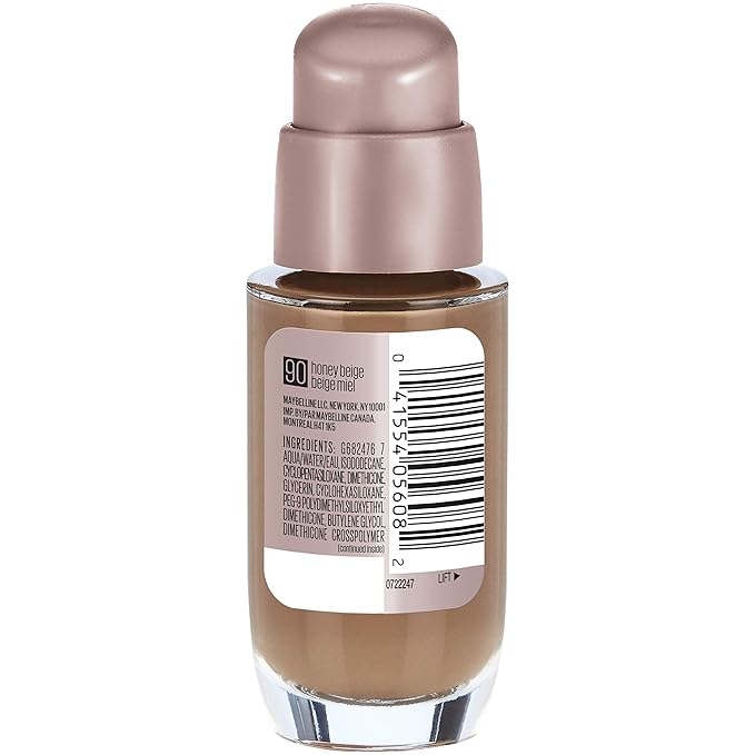 Maybelline New York Dream Satin Liquid Foundation, Honey 1 oz
