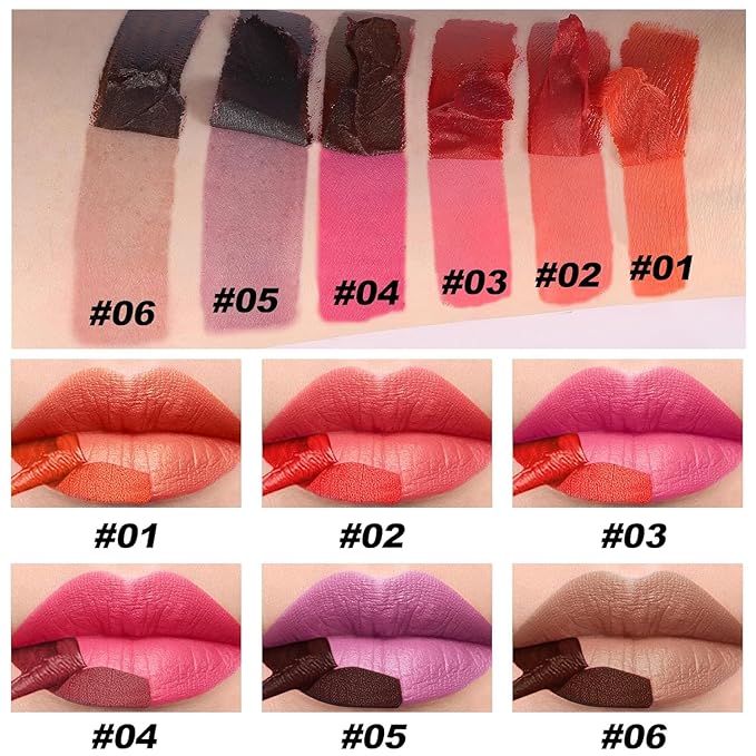 Peel Off Lip Tint, Wipe-On Colour Liquid Lipsticks, Tattoo Lip Glaze, Matte High Pigment Long Wear Waterproof Lip Contour Stain Non Smudge Transfer Proof Tear-off Lip Gross (#01, 0.12 floz)