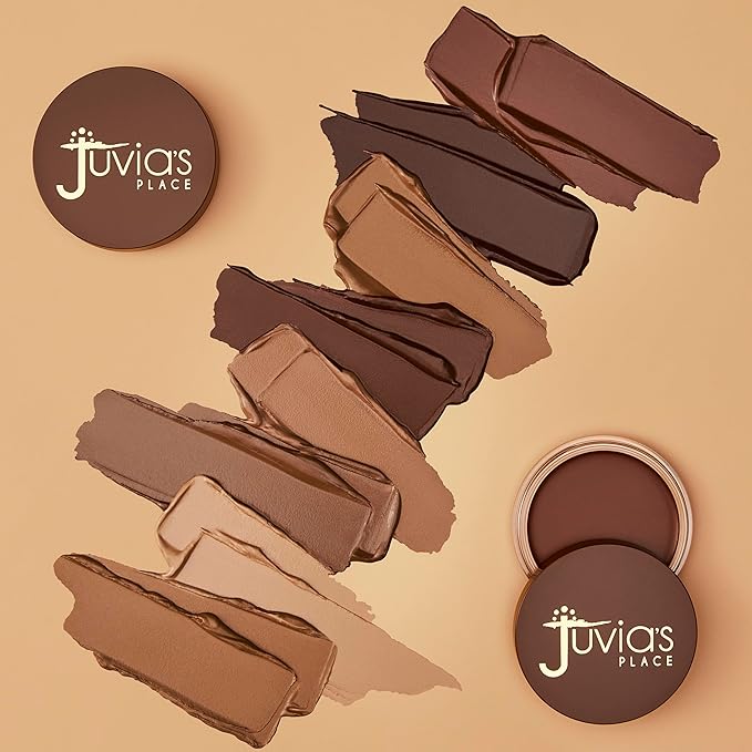 Juvia's Place Bronzed Cream Bronzer - Nutmeg - Smooth Cream Bronzer Pot for Sun-Kissed Glow & Warmth, Buildable & Blendable Makeup Contour with Long-Lasting Matte Shimmer Finish, Highly Pigmented