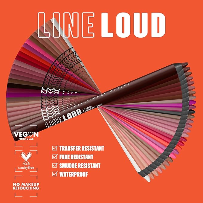 NYX PROFESSIONAL MAKEUP Line Loud Lip Liner, Longwear Lip