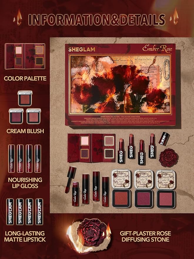 SHEGLAM Ember Rose Collection Valentines Gift