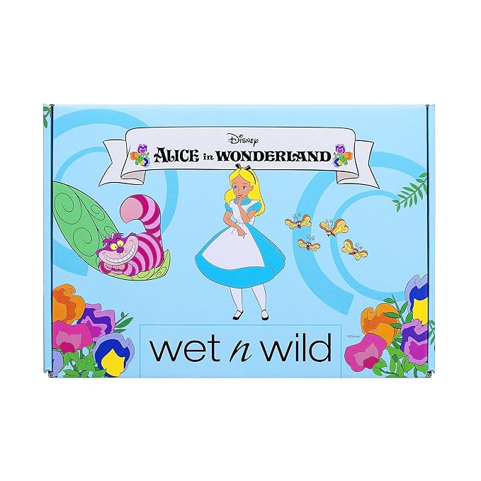 wet n wild Alice in Wonderland PR Box - Makeup Set with Versatile Brushes, Buildable & Blendable Palettes, Vibrant Colors, & Lip Glosses for Unique Looks, Cruelty-Free & Vegan