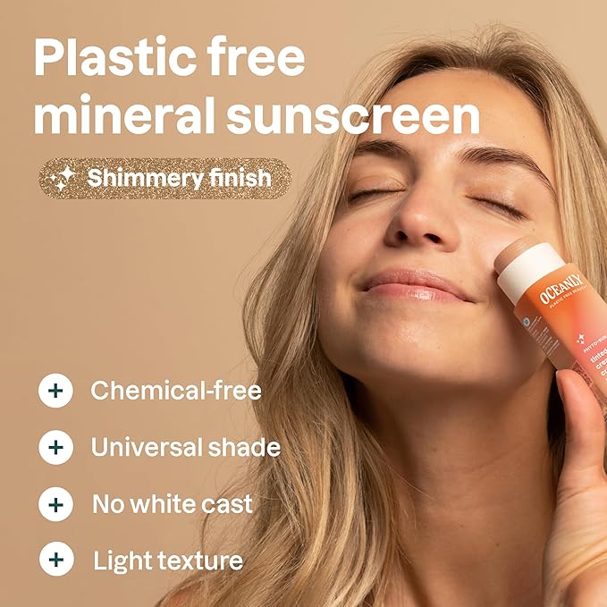 ATTITUDE Oceanly Tinted Shimmer Face Cream Stick with