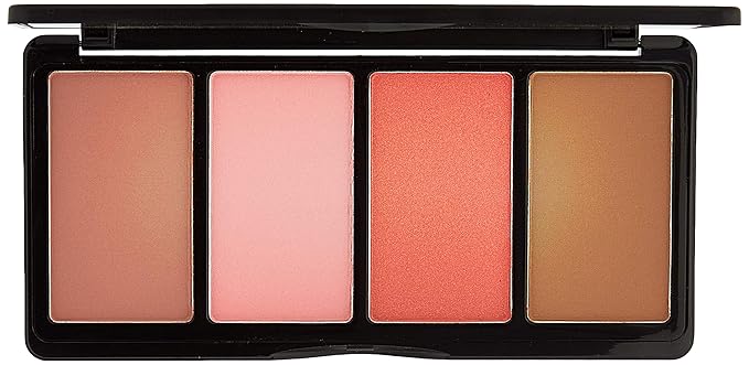 L.A. Girl Fanatic Blush Palette, Blushed Babe Pinks, 1 oz