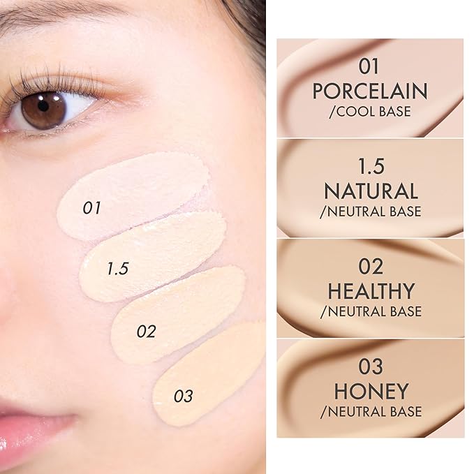 Amuse SEOUL Ceramic Skin Perfector Cushion Foundation 1.5 15g