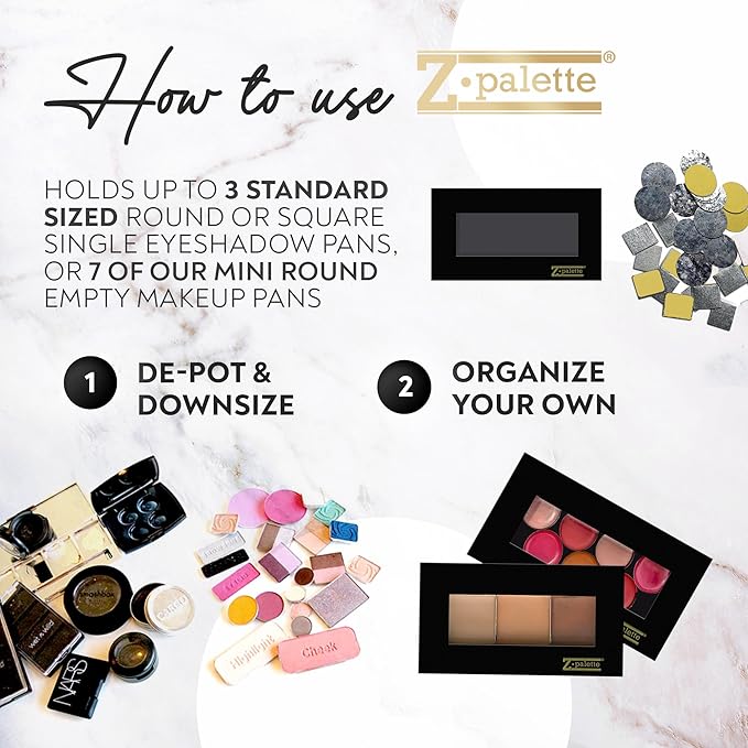 Mini Magnetic Makeup Palette, Empty Magnetic Palette, Universal