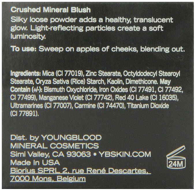 Youngblood Mineral Cosmetics Natural Loose Mineral Blush - of 2) 3 g