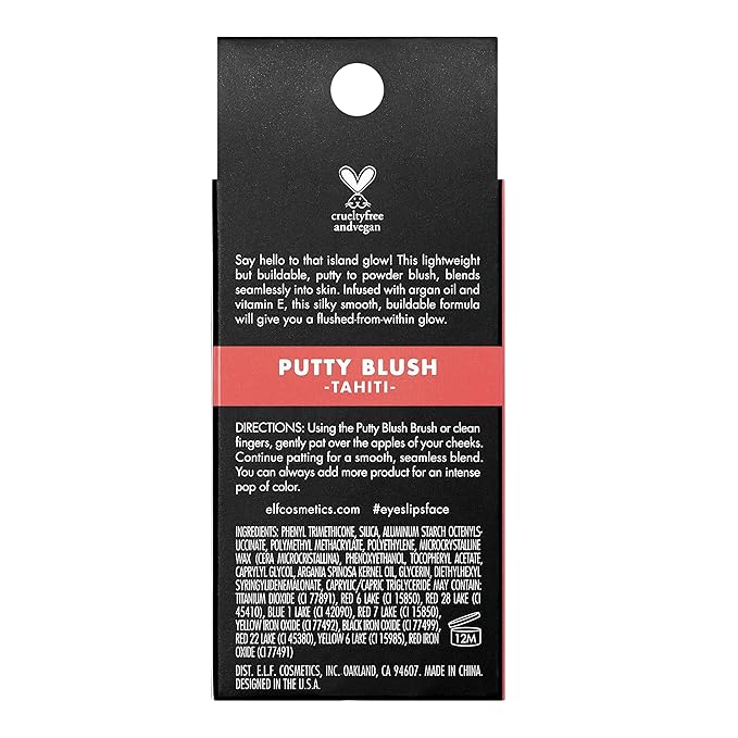 e.l.f. Putty Blush, Creamy & Ultra Pigmented Formula,