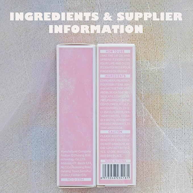 Magic Color Changing Lip Oil Ph, Glitter Lip Gloss, Upgraded Big Brush Head Moisturizing Lip Oil Long Lasting Nourishing Lip Glow Oil Non-Sticky Primer Lip Tint (# 02, 0.3 Oz)