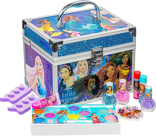 Little Mermaid Train Case Beauty Set, Kids Makeup