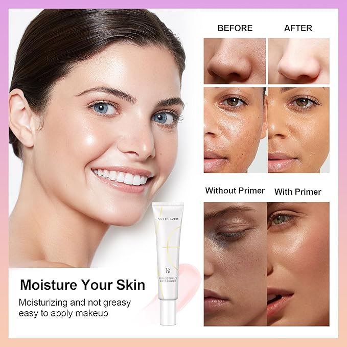 FV Hydrating Makeup Primer, Easy-to-Apply, Brightening, Ideal for