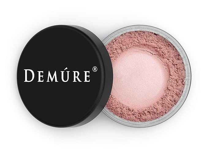 Demure Mineral Blush Makeup (Hint of Pink), Loose By Demure