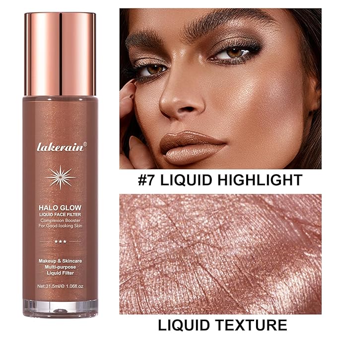 Natural Glow Liquid Filter Makeup, Longwear Face Luminizer, 1.06 fl oz