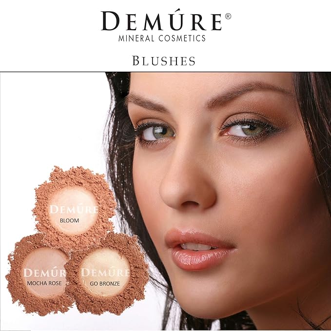 Demure Mineral Blush Makeup (Bloom), Loose Powder Makeup, By Demure