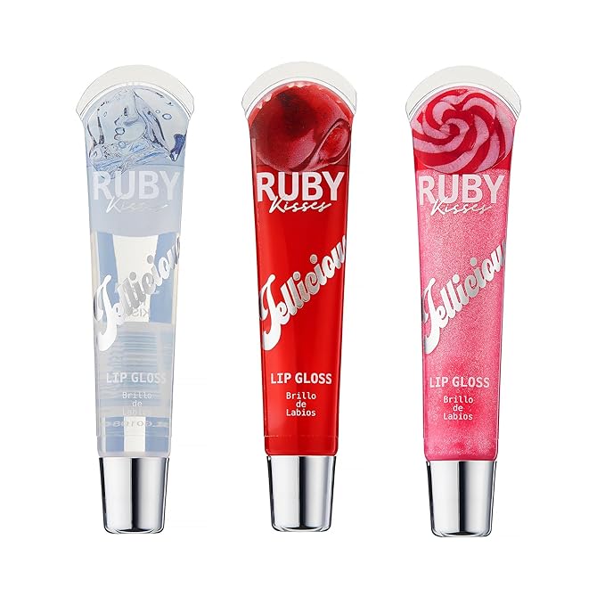 Ruby Kisses Jellicious Mouth Watering Lip Gloss (JLG01&JLG03&JLG06) Long Lasting Shine
