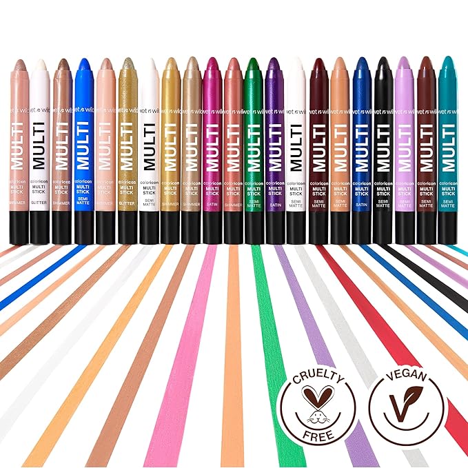 wet n wild Color Icon Cream Eyeliner Eyeshadow Multi-Stick, Moisturizing, Nourishing Velvety Cream-to-Powder Buildable & Blendable Formula, Cruelty-Free & Vegan - Cheat Day