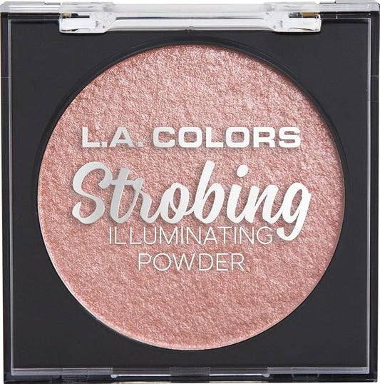 L.A. COLORS Strobing Illuminating Powder, Sunset Shine, 1 Ounce, CSP257