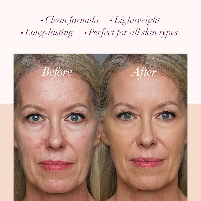 LUMINESS Silk Airbrush Spray Foundation & Buffing Brush Light Fair