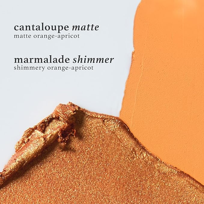 Julep Eyeshadow 101 Cream-to-Powder Waterproof Shadow Stick – Marmalade Shimmer – Long-Lasting, Crease-Proof, Orange Apricot Shimmer Cream Eyeshadow with Built-in Smudger