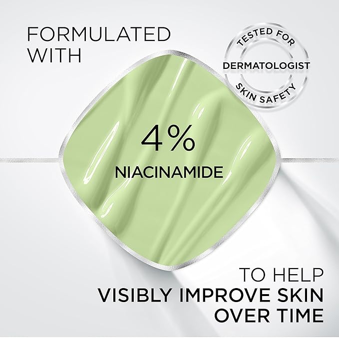 L'Oreal Paris Prime Lab Up to 24H Redness Eraser Face Primer Infused with Niacinamide to Reduce Face Redness and Extend Makeup Wear, 1.01 Fl Oz