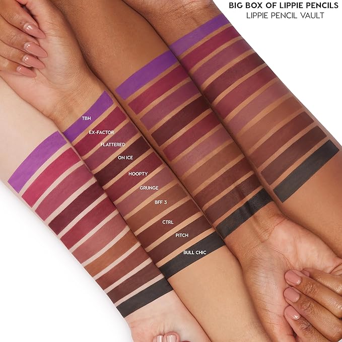 ColourPop Lippie Lip Pencil - High-Pigment, Long-Lasting Lip Liner - Sharpenable Lip Liner Pencil for High-Impact Lip Color - Vegan, Cream Formula with Precise Application - BFF 3 (0.04 oz)