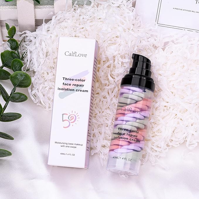 Primer Face Makeup,3 In 1 Isolation Cream,Makeup Primer Primer (2PCS)