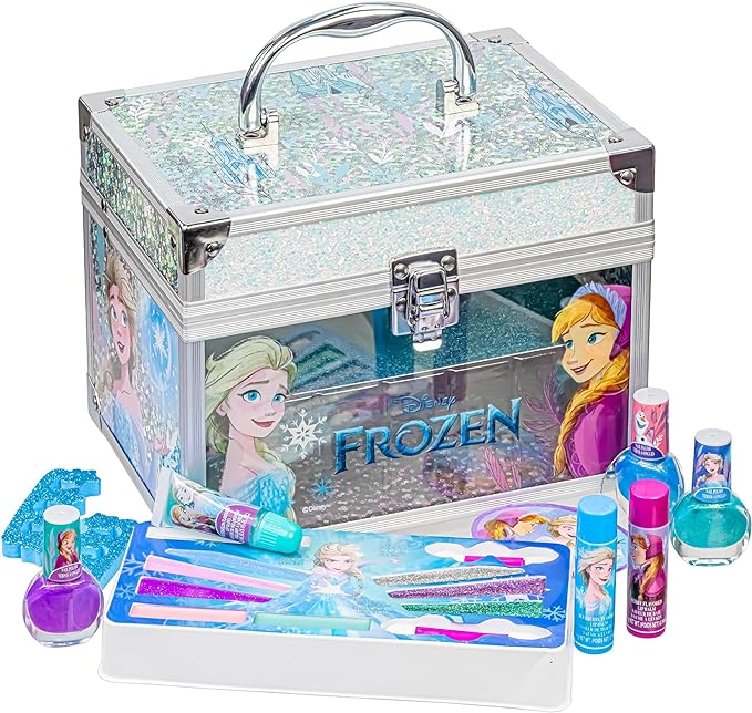 Disney Frozen Train Case Girls Beauty Set, Kids