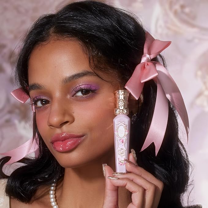 Flower Knows Midsummer Fairytales Lip Gloss G07 Lullaby + Violet Strawberry Rococo Glitter Lip Gloss G02 Rasberry Booze