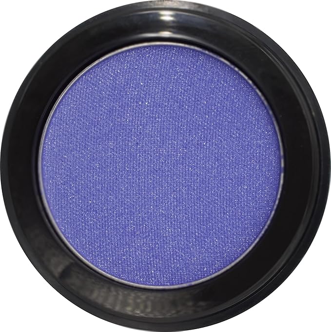 Blueberry Shimmering Violet Purple Blue Pressed Powder Single Eyeshadow; Talc, Paraben & Cruelty Free