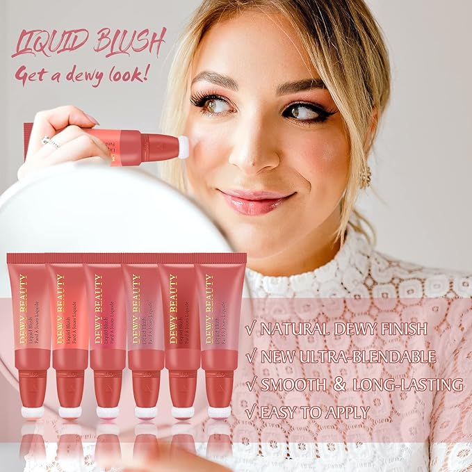 Liquid Blush Makeup Wand, Cream Liquid Blush with
