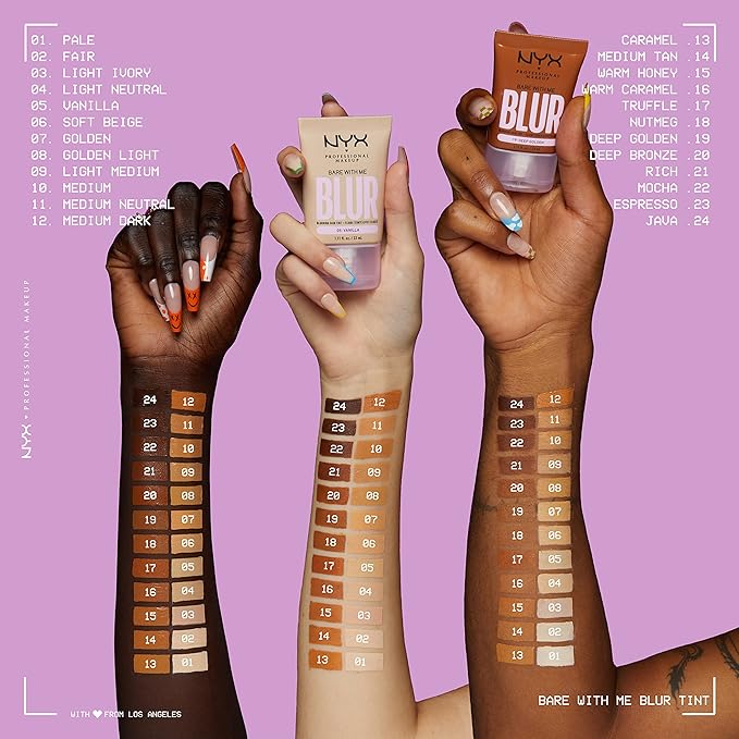 NYX PROFESSIONAL MAKEUP Bare With Me Blur Skin Golden Light