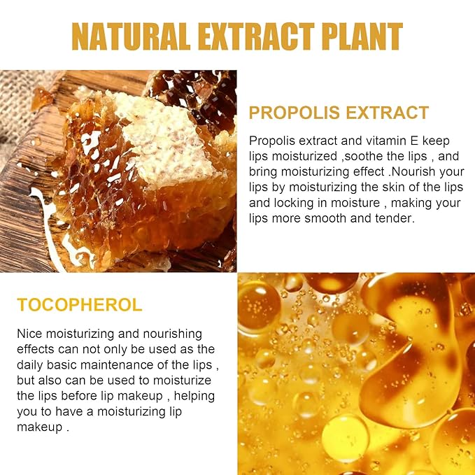 2 Pcs Lip Balm Honey Pot, Lip.