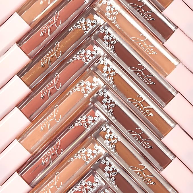 Julep So Plush Hydrating Lip Gloss Trio - High-Shine Hydrating Lightweight Lip Color - Non-Sticky Formula - Vitamin E Soothes and Repairs Lips